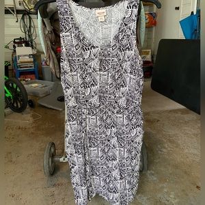 Mossimo Sleeveless Dress, Size Medium